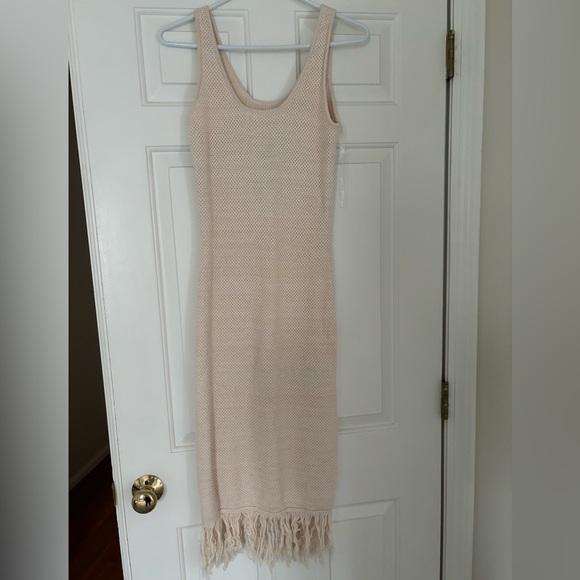 Cream, fringe, Future Collective dress - Picture 1 of 2